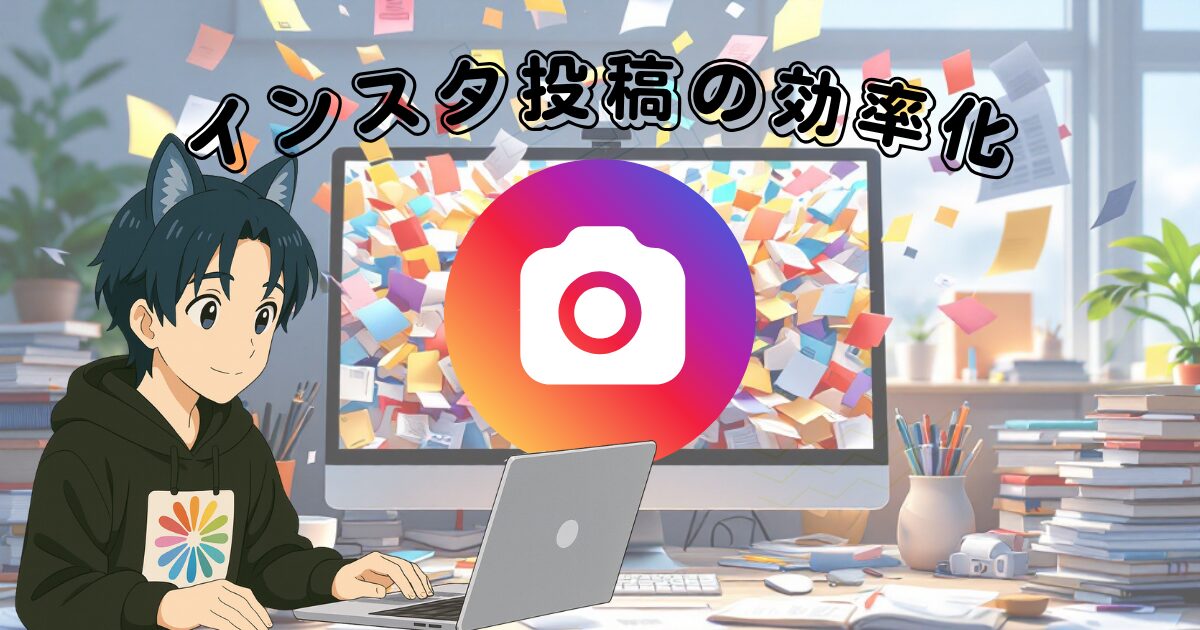インスタグラム投稿の効率化