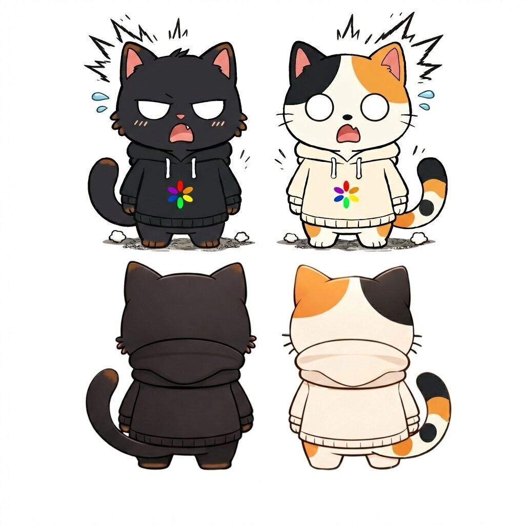 おこげともなか 完成前デザイン